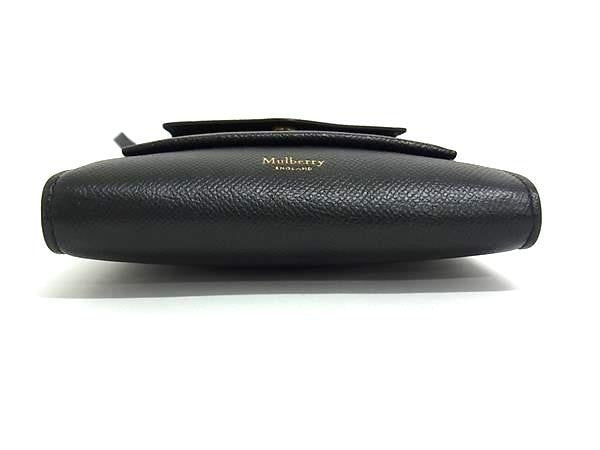 MULBERRY マルベリー ショルダーバッグ ブラック系 レザー レディース クロスボディ斜め掛け フォンポーチ スマホショルダー 超美品
