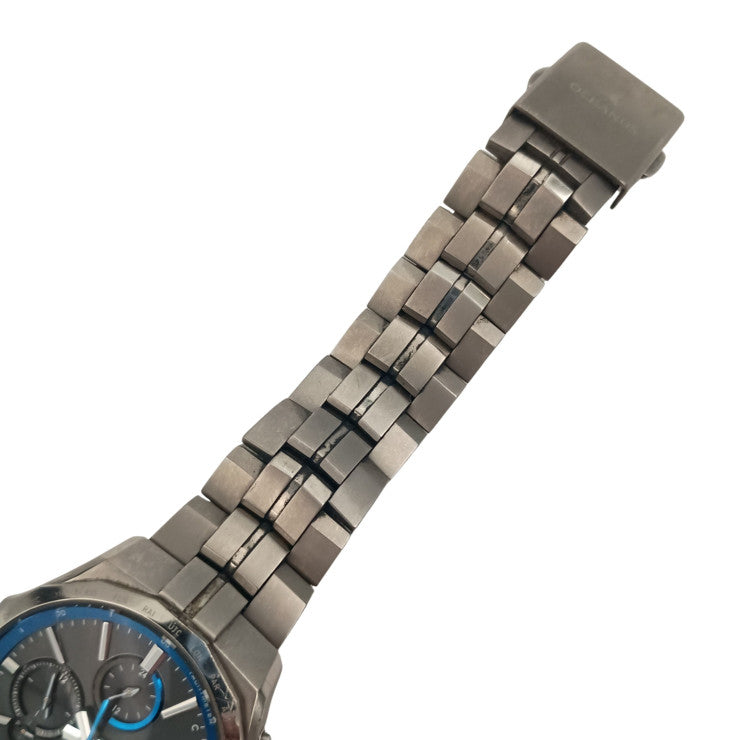 CASIO カシオ 時計 OCEANUS オシアナス Manta S5000 Series OCW-S5000-1AJF ブラック文字盤系 チタン メンズ アナログ 美品