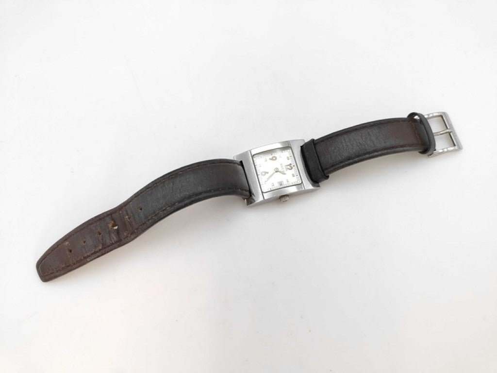 GUCCI グッチ 時計 7700L シルバー系 ステンレス レザー レディース