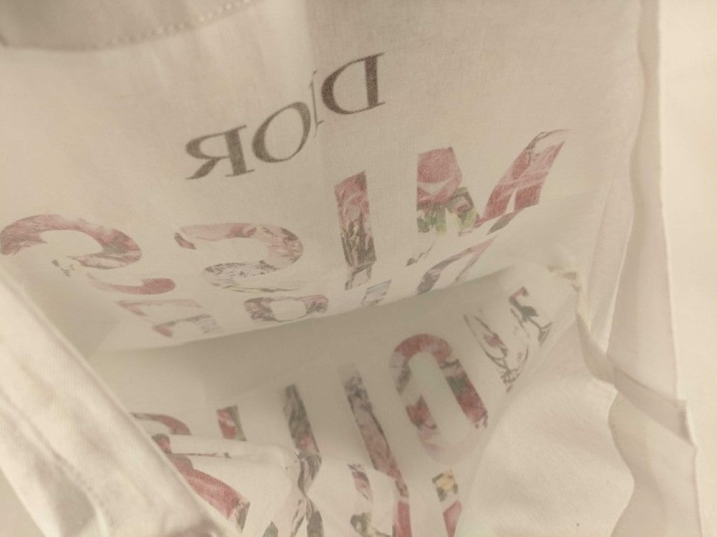 Dior ディオール トートバッグ Miss Dior ミスディオール ホワイト マルチカラー系 キャンバス レディース ノベルティ 美品