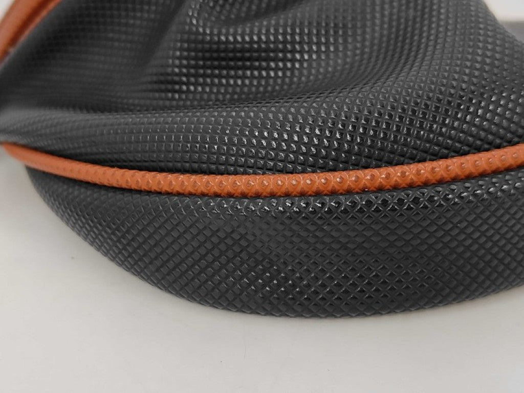 BOTTEGA VENETA ボッテガヴェネタ ショルダーバッグ マルコポーロ ブラック ブラウン系 PVC レザー レディース フリンジ ゴールド金具 美品