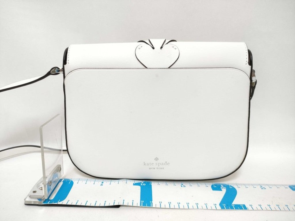 Kate Spade ケイトスペード ショルダーバッグ ナディーン ホワイト系 レザー レディース 美品
