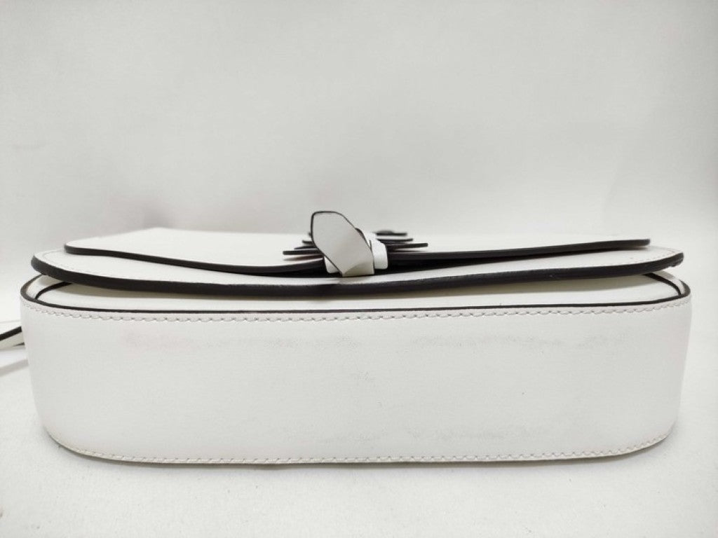 Kate Spade ケイトスペード ショルダーバッグ ナディーン ホワイト系 レザー レディース 美品