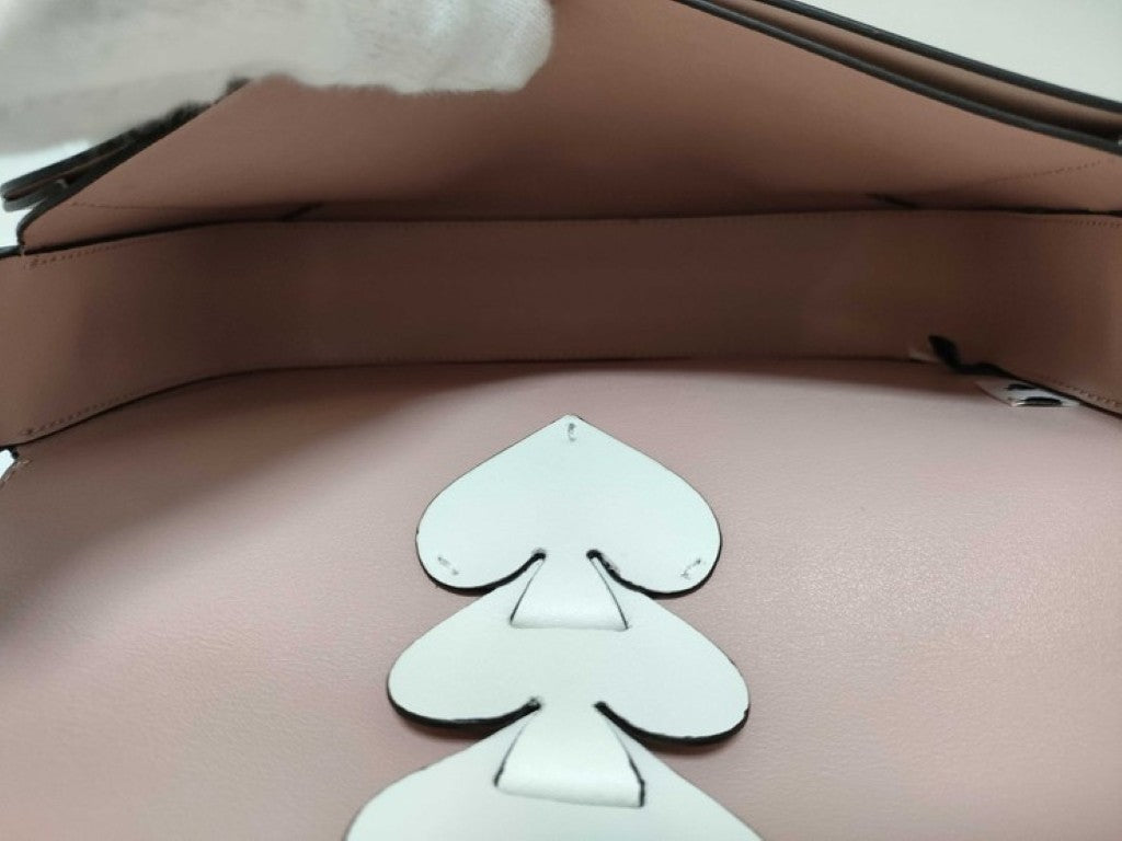 Kate Spade ケイトスペード ショルダーバッグ ナディーン ホワイト系 レザー レディース 美品