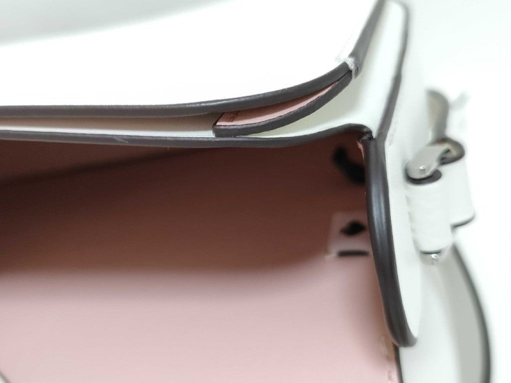 Kate Spade ケイトスペード ショルダーバッグ ナディーン ホワイト系 レザー レディース 美品