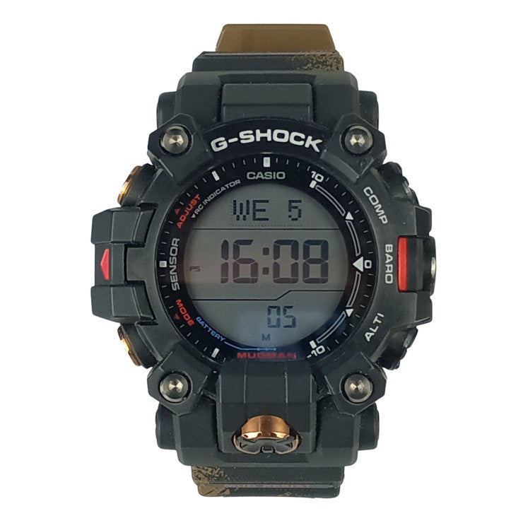 CASIO カシオ 時計 G-SHOCK TEAM LAND CRUISER TOYOTA AUTO BODYコラボ GW-9500TLC-1ER ブラック ブラウン系 樹脂（バイオマス）/ステンレススチール メンズ ソーラー電波 美品