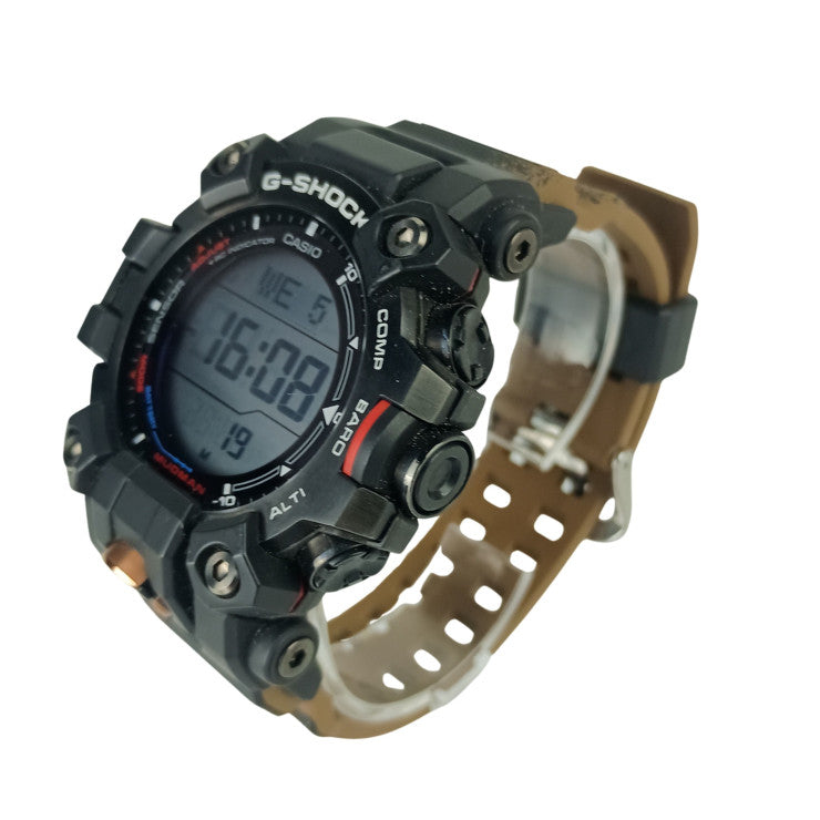 CASIO カシオ 時計 G-SHOCK TEAM LAND CRUISER TOYOTA AUTO BODYコラボ GW-9500TLC-1ER ブラック ブラウン系 樹脂（バイオマス）/ステンレススチール メンズ ソーラー電波 美品