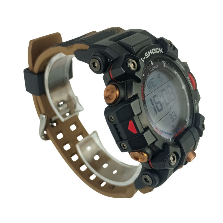 CASIO カシオ 時計 G-SHOCK TEAM LAND CRUISER TOYOTA AUTO BODYコラボ GW-9500TLC-1ER ブラック ブラウン系 樹脂（バイオマス）/ステンレススチール メンズ ソーラー電波 美品