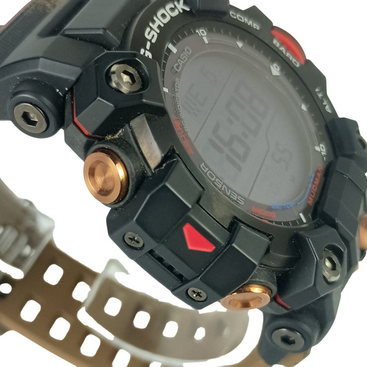 CASIO カシオ 時計 G-SHOCK TEAM LAND CRUISER TOYOTA AUTO BODYコラボ GW-9500TLC-1ER ブラック ブラウン系 樹脂（バイオマス）/ステンレススチール メンズ ソーラー電波 美品