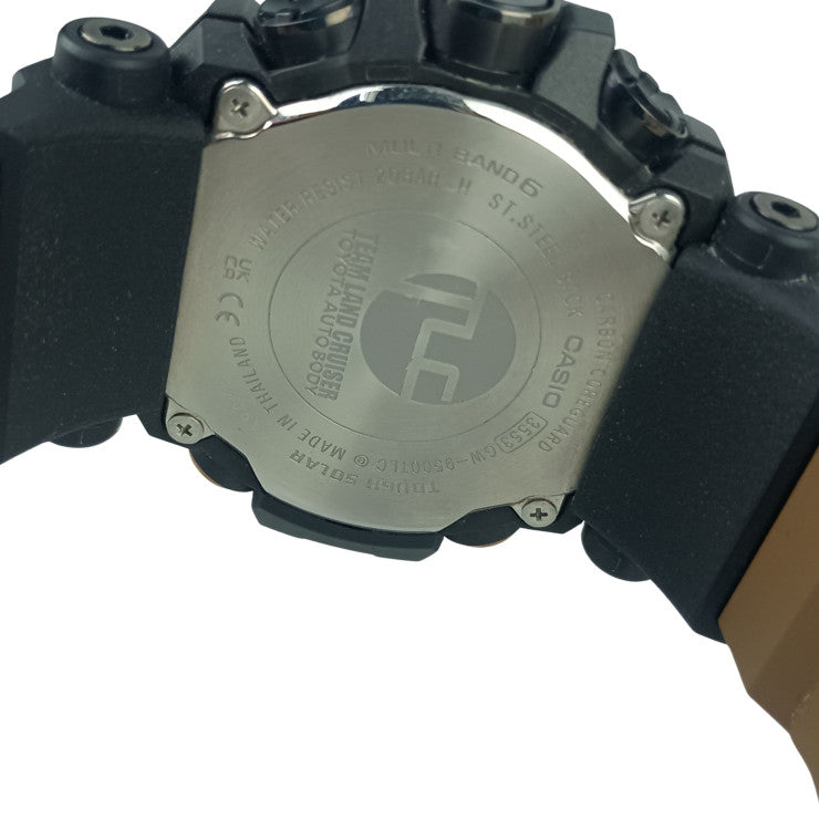 CASIO カシオ 時計 G-SHOCK TEAM LAND CRUISER TOYOTA AUTO BODYコラボ GW-9500TLC-1ER ブラック ブラウン系 樹脂（バイオマス）/ステンレススチール メンズ ソーラー電波 美品