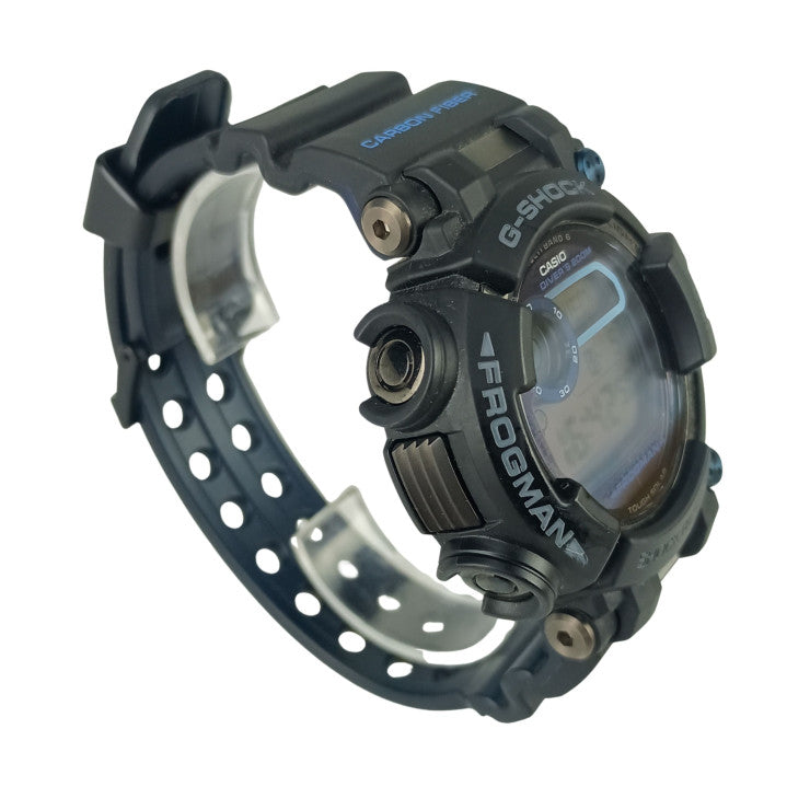 CASIO カシオ 時計 G-SHOCK MASTER OF G - SEA FROGMAN GWF-D1000B-1JF ブラック系 ステンレススチール／樹脂 カーボンファイバーインサートバンド メンズ ソーラー電波 美品