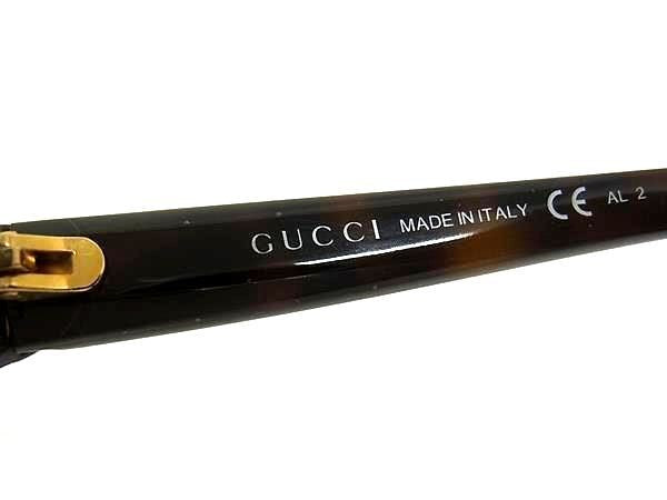 GUCCI グッチ サングラス ラブリーハート GG3525/K/S ブラウン系×レンズ ブラウングラデーション系 プラスチック レディース 美品