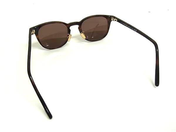 TOM FORD トムフォード サングラス アジアンフィット TF95725-D-B ブラウン系×レンズ クリアブラウン系 プラスチック ユニセックス ゴールド金具 美品