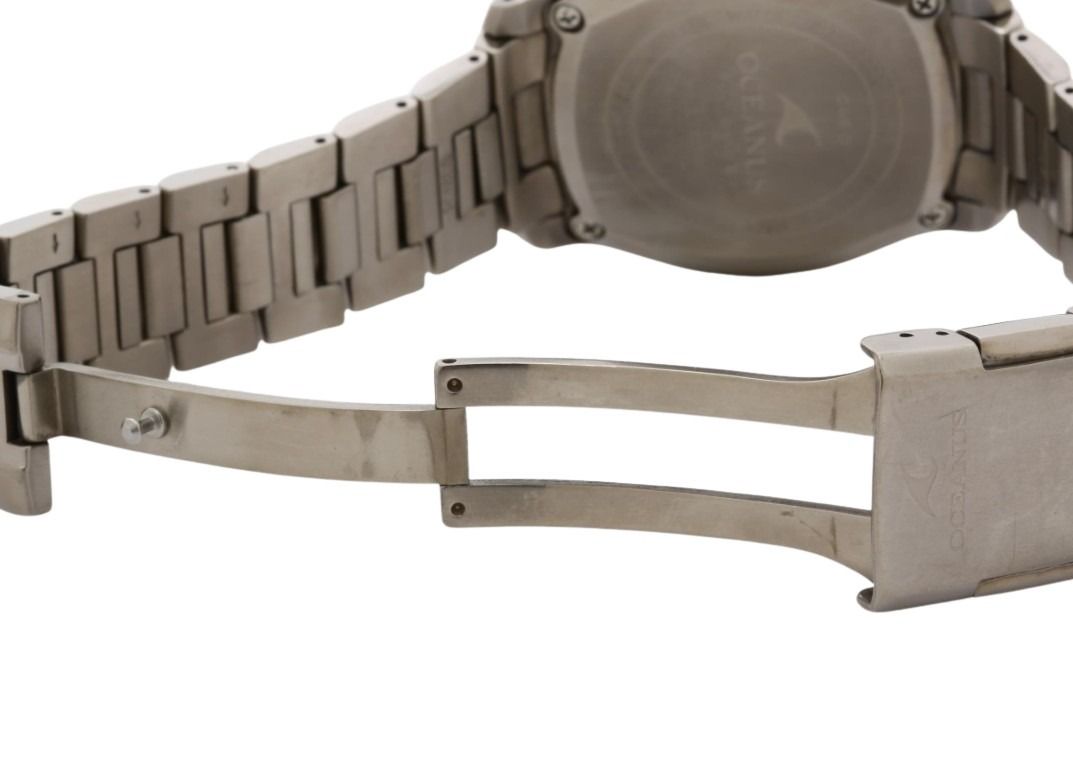 CASIO カシオ 時計 OCEANUS オシアナス OCW-T1010B-1AJF ブラック シルバー系 チタン メンズ アナログ 美品