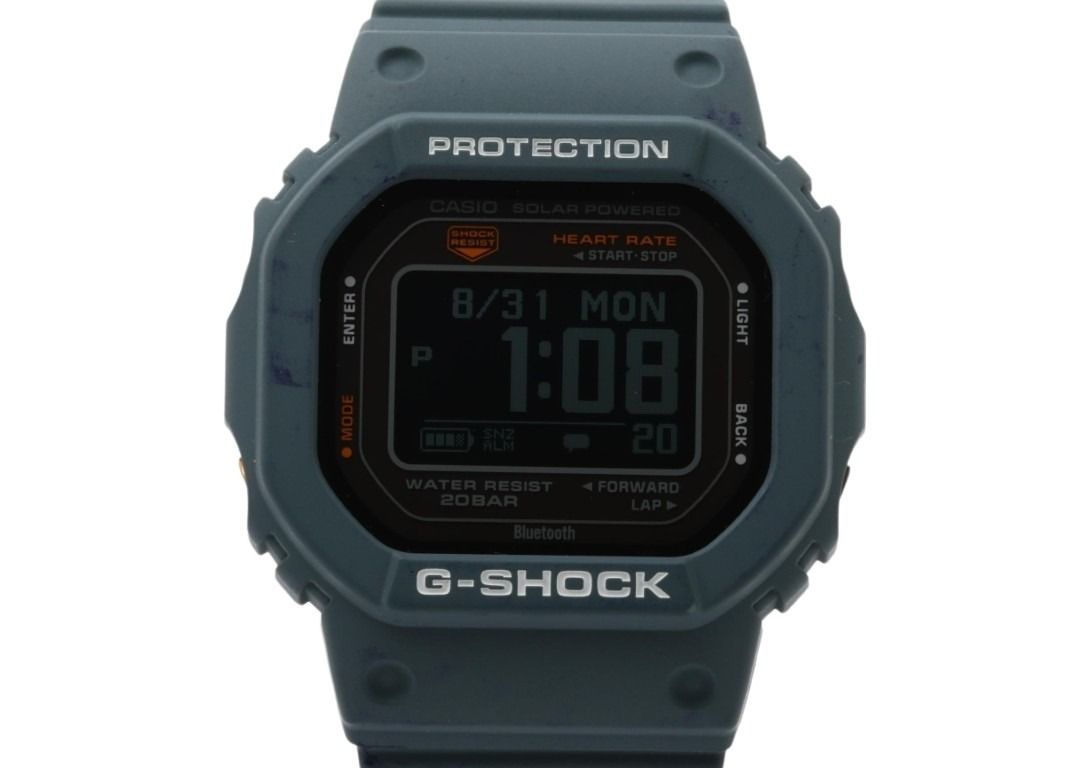 CASIO カシオ 時計 G-SHOCK G-SQUAD 5600 SERIES DW-H5600-2JR ブラック グリーン系 樹脂 樹脂バンド メンズ デジタル 美品