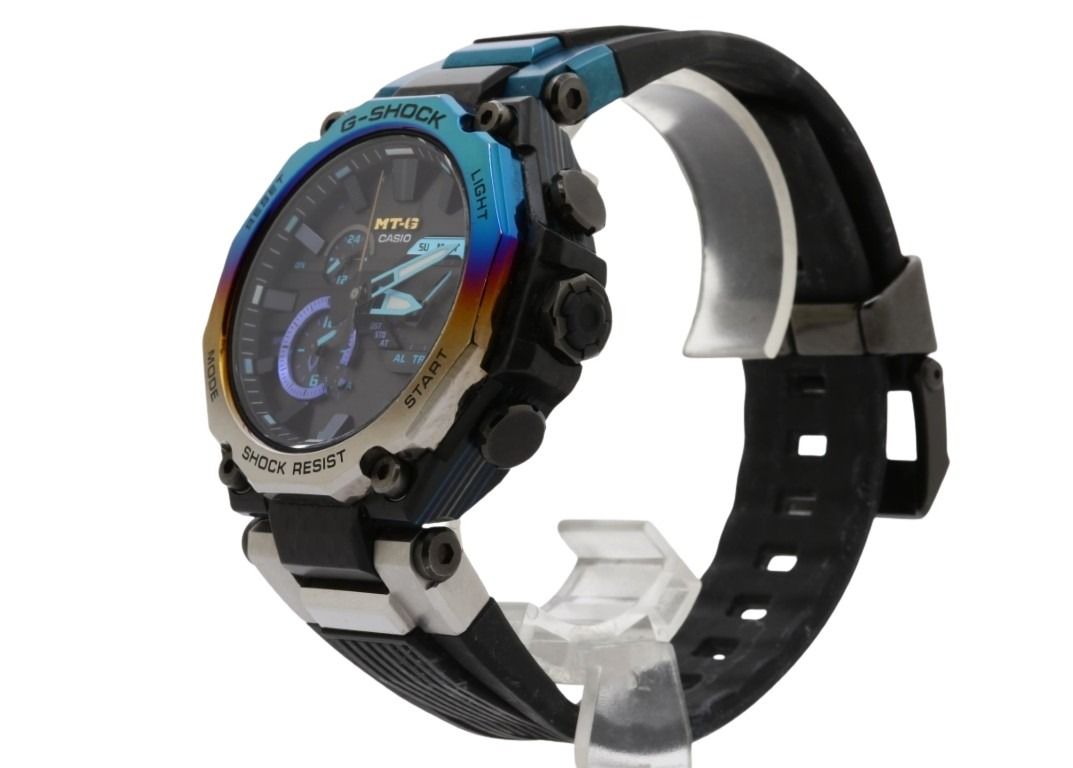 CASIO カシオ 時計 G-SHOCK MT-G MTG-B2000 Series MTG-B2000YST-1AJR ブラック系 カーボンファイバー強化樹脂／ステンレススチール 樹脂バンド メンズ アナログ 美品