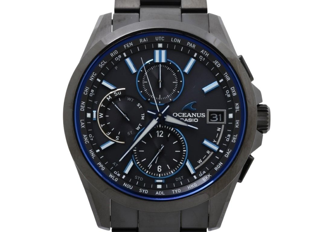 CASIO カシオ 時計 OCEANUS オシアナス Classic Line OCW-T2600B-1AJF ブラック系 チタン メンズ アナログ 新品未使用展示品