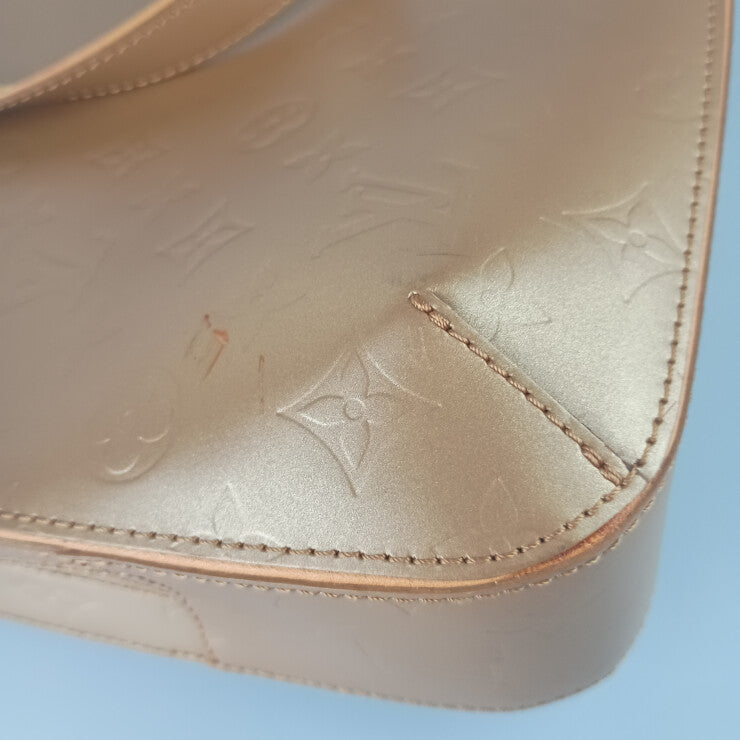 LOUIS VUITTON ルイヴィトン ハンドバッグ モノグラム マット マルデン M55137 アンブレ系 レザー ユニセックス ビジネスバッグ シルバー金具 美品