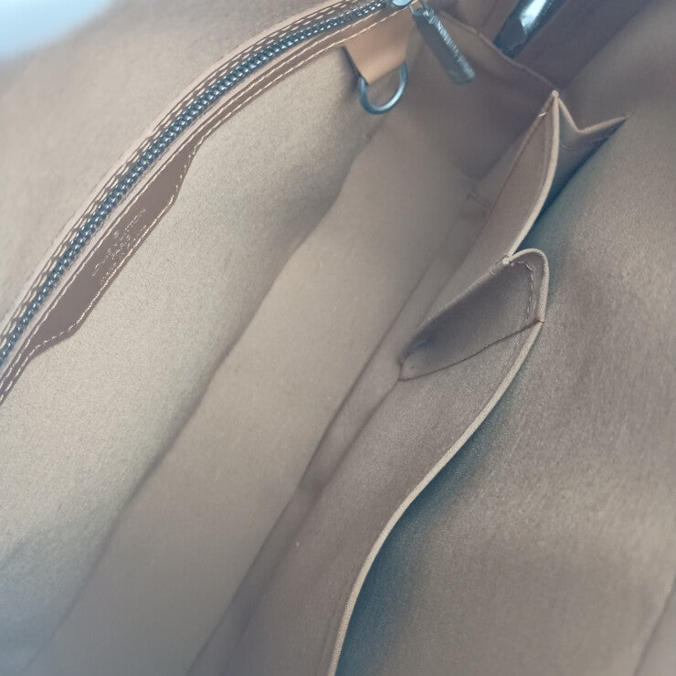 LOUIS VUITTON ルイヴィトン ハンドバッグ モノグラム マット マルデン M55137 アンブレ系 レザー ユニセックス ビジネスバッグ シルバー金具 美品