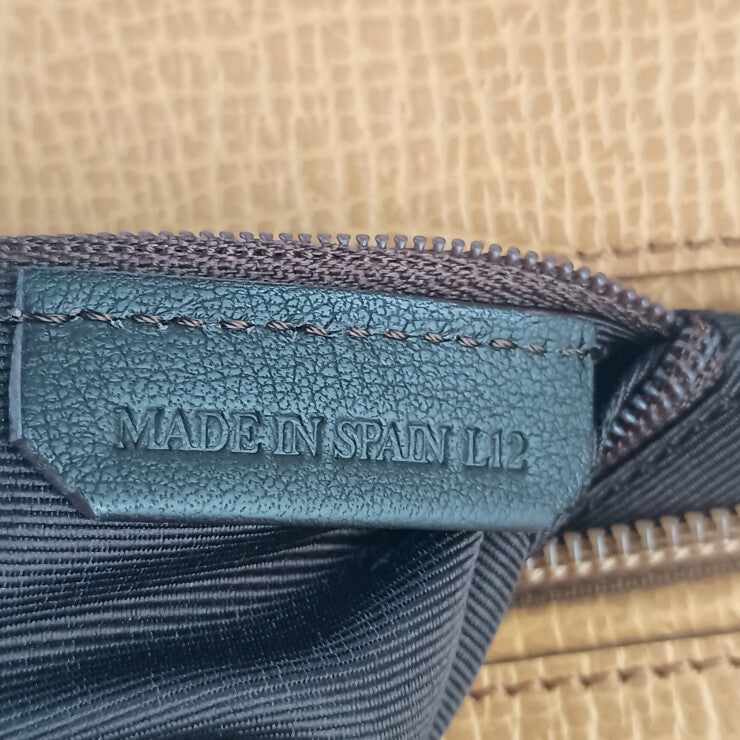 LOEWE ロエベ ハンドバッグ ミニボストンバッグ ライトブラウン系 レザー レディース ゴールド金具 美品