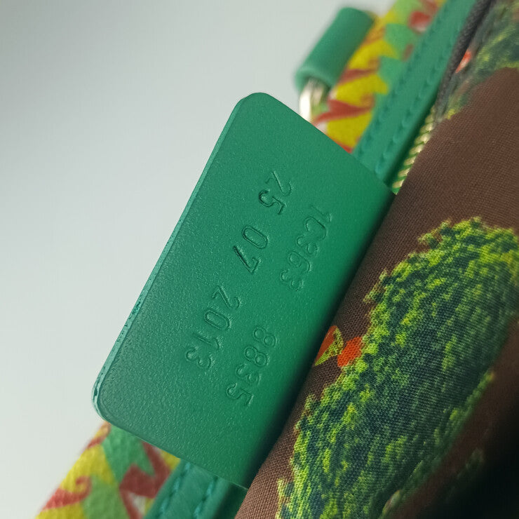 ETRO エトロ ハンドバッグ ミラビリア カプセルコレクション 1C363 8835 グリーン系 イエロー系 マルチカラー PVC レザー レディース トゥクラール＆タグラ コラボ 美品