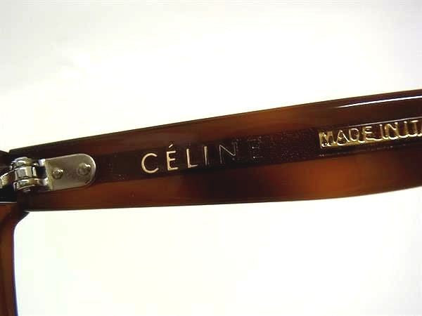 CELINE セリーヌ 眼鏡 アジアンフィット メガネフレーム CL50021I ブラウン系×レンズ クリア プラスチック ユニセックス 伊達メガネ