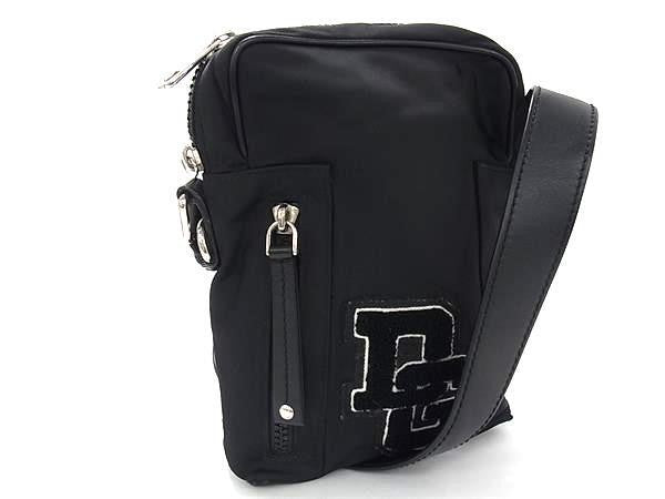 DOLCE＆GABBANA ドルチェ&ガッバーナ ショルダーバッグ ブラック系 ナイロン ユニセックス クロスボディ 斜め掛け 美品