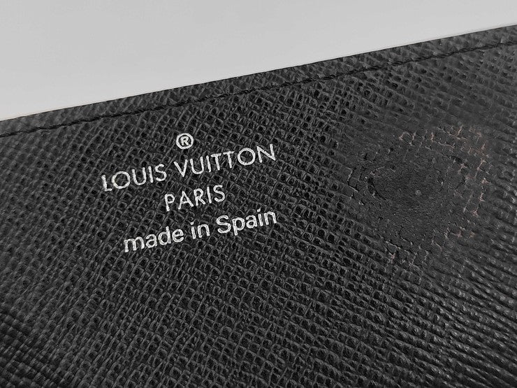 LOUIS VUITTON ルイヴィトン カードケース アンヴェロップ カルト ドゥ ヴィジット M56582 ブラック系 エピ メンズ 名刺入れ 美品