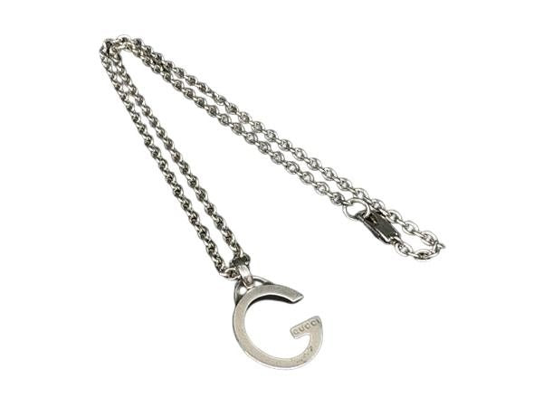 GUCCI グッチ ネックレス Gマーク ペンダント ネックレス 233936 シルバー系 Ag925 レディース 美品