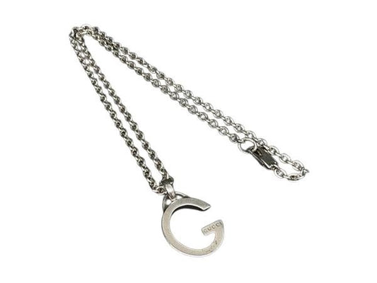 GUCCI グッチ ネックレス Gマーク ペンダント ネックレス 233936 シルバー系 Ag925 レディース 美品