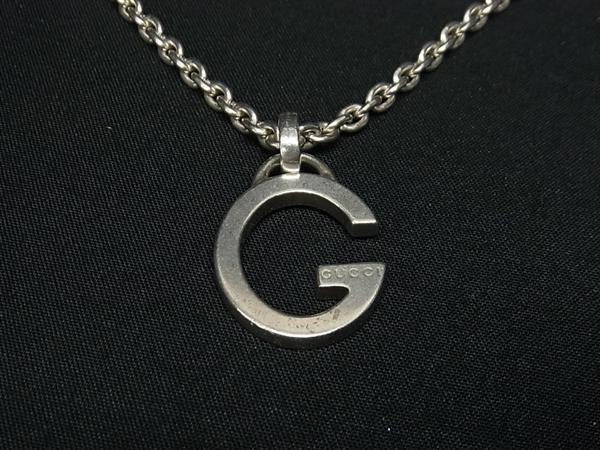 GUCCI グッチ ネックレス Gマーク ペンダント ネックレス 233936 シルバー系 Ag925 レディース 美品