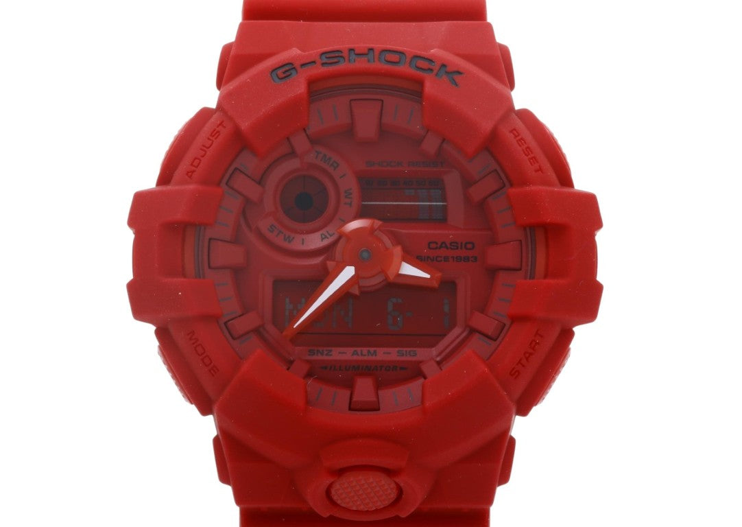 CASIO カシオ 時計 G-SHOCK 35周年記念モデル GA-735C レッド系 樹脂 メンズ デジタル 新品未使用展示品