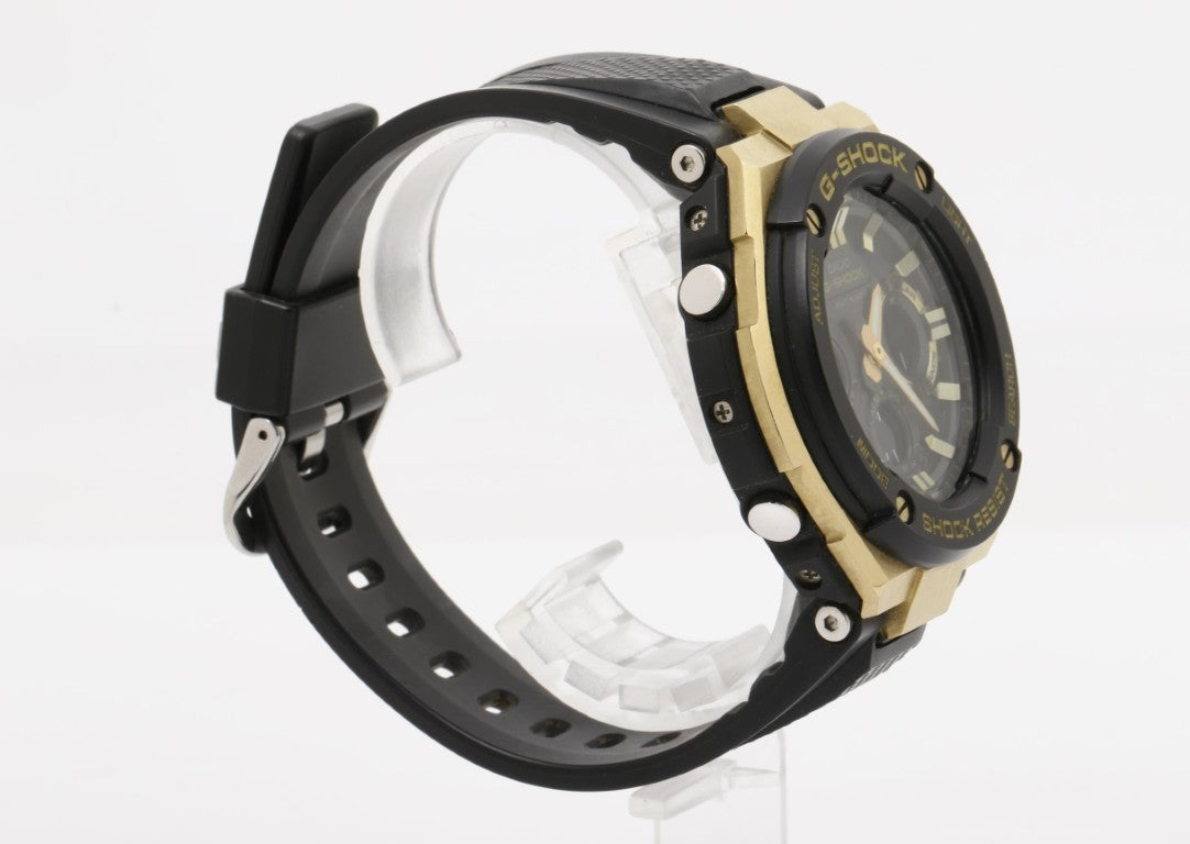 CASIO カシオ 時計 G-SHOCK G-STEEL GST-W100 Series GST-W100G ブラック系 樹脂／ステンレススチール メンズ アナデジ 美品