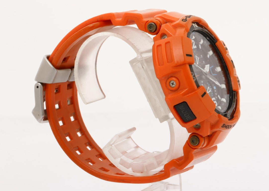 CASIO カシオ 時計 G-SHOCK スカイコックピット GW-A1100R-4AJF ブラック オレンジ系 樹脂 メンズ アナログ 美品