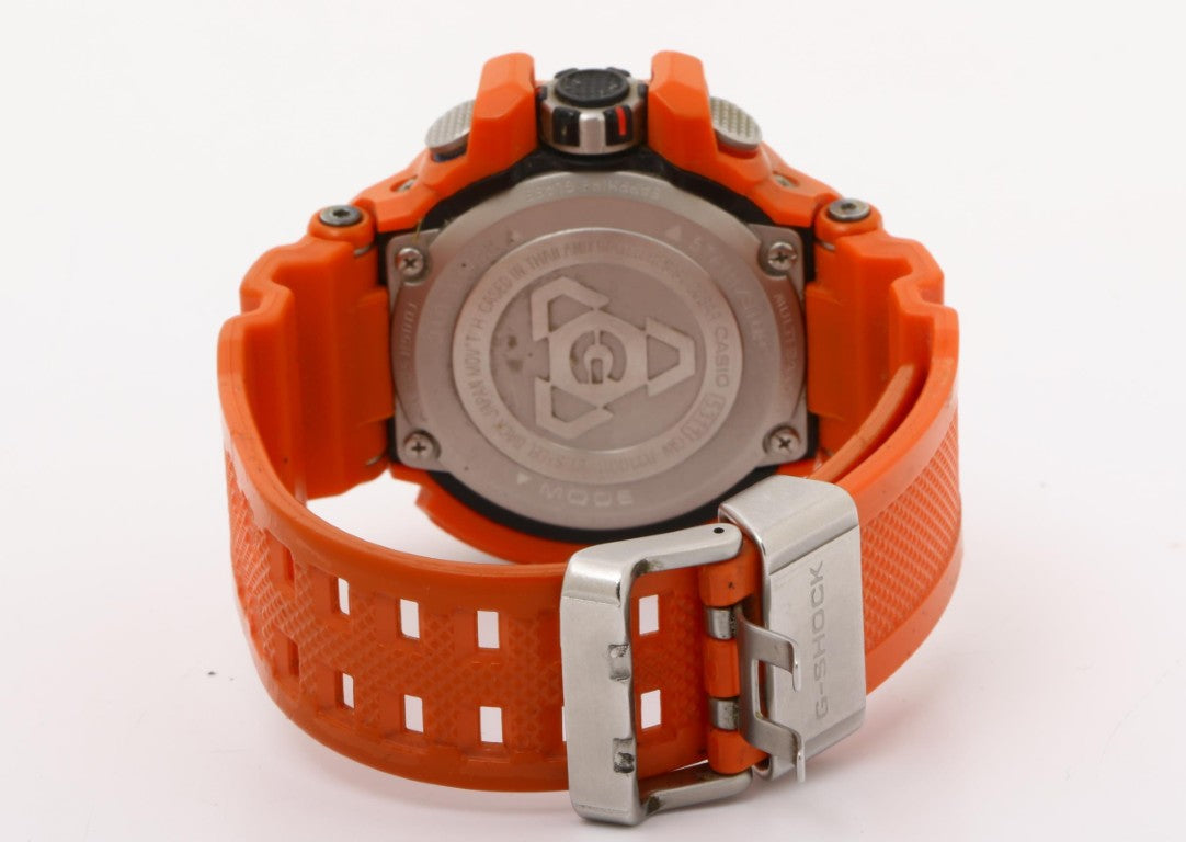 CASIO カシオ 時計 G-SHOCK スカイコックピット GW-A1100R-4AJF ブラック オレンジ系 樹脂 メンズ アナログ 美品