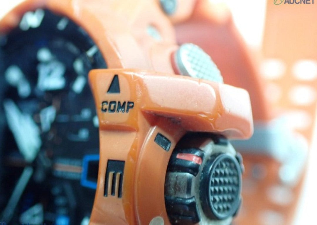 CASIO カシオ 時計 G-SHOCK スカイコックピット GW-A1100R-4AJF ブラック オレンジ系 樹脂 メンズ アナログ 美品
