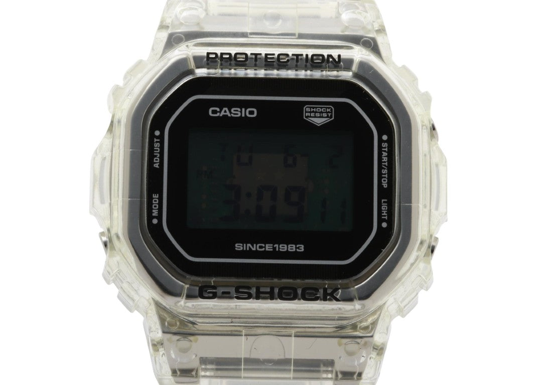 CASIO カシオ 時計 G-SHOCK DIGITAL 5000 SERIES 40th Anniversary CLEAR REMIX DW-5040RX-7JR ブラック クリア系 ステンレススチール／樹脂 メンズ デジタル 超美品