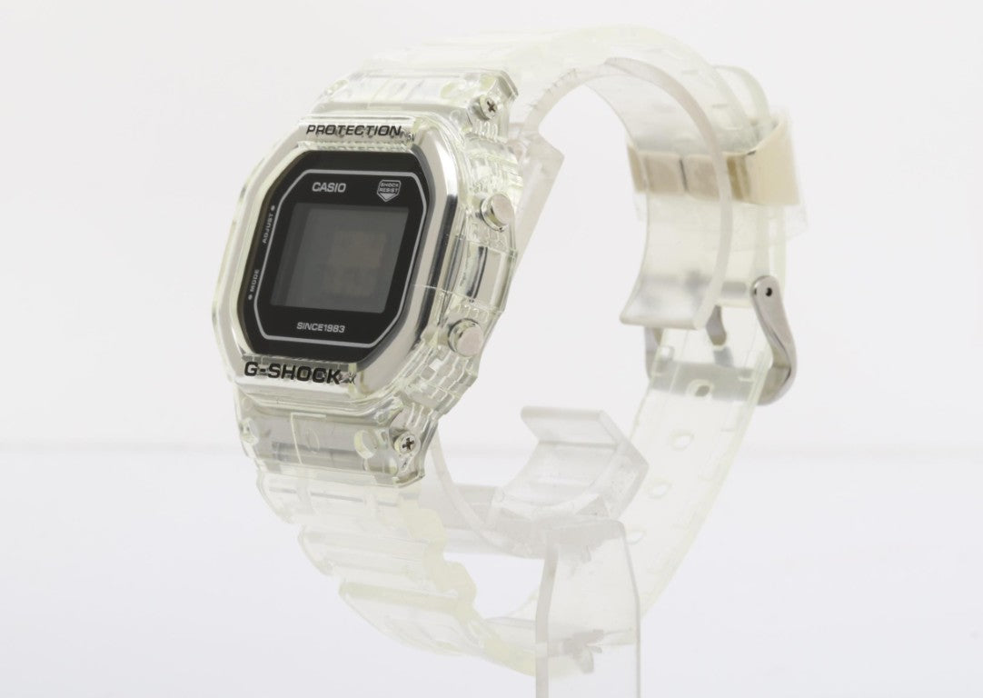 CASIO カシオ 時計 G-SHOCK DIGITAL 5000 SERIES 40th Anniversary CLEAR REMIX DW-5040RX-7JR ブラック クリア系 ステンレススチール／樹脂 メンズ デジタル 超美品
