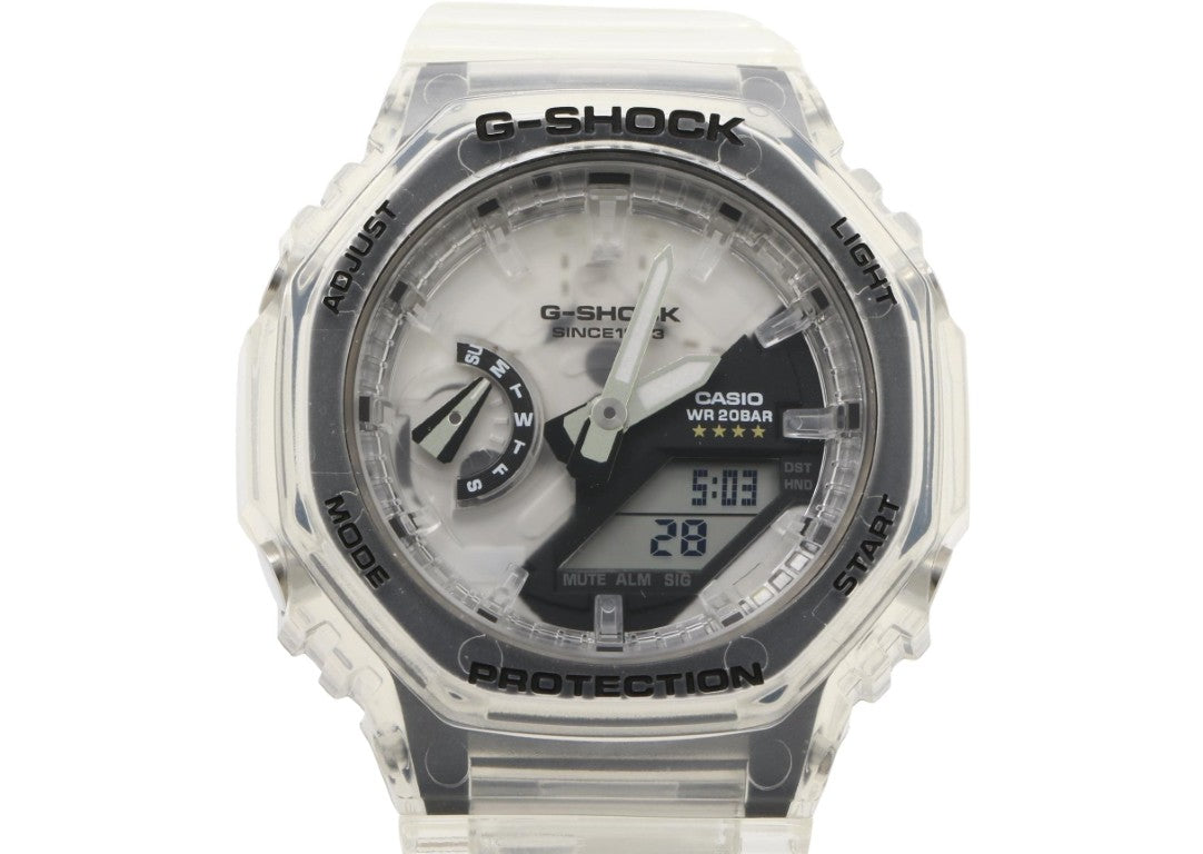 CASIO カシオ 時計 G-SHOCK ANALOG-DIGITAL WOMEN 40th Anniversary CLEAR REMIX GMA-S2140RX-7AJR ブラック クリア系 カーボンファイバー強化樹脂／樹脂 レディース アナデジ 新品未使用展示品