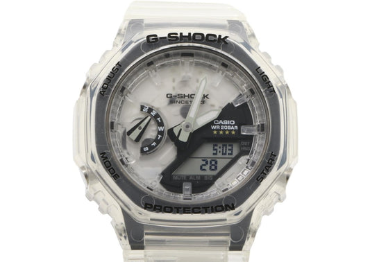 CASIO カシオ 時計 G-SHOCK ANALOG-DIGITAL WOMEN 40th Anniversary CLEAR REMIX GMA-S2140RX-7AJR ブラック クリア系 カーボンファイバー強化樹脂／樹脂 レディース アナデジ 新品未使用展示品