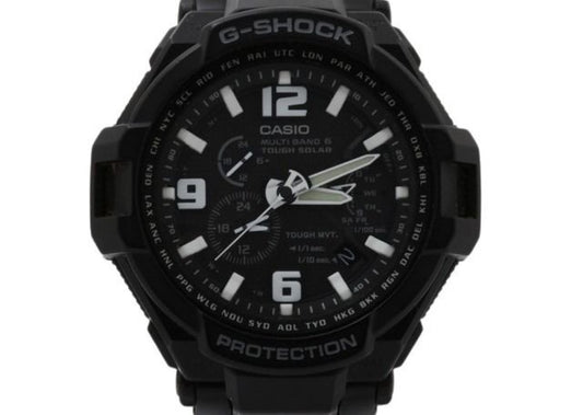 CASIO カシオ 時計 G-SHOCK スカイコックピット GW-4000D-1AJF ブラック系 ステンレス メンズ アナログ 美品