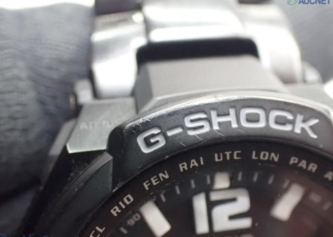 CASIO カシオ 時計 G-SHOCK スカイコックピット GW-4000D-1AJF ブラック系 ステンレス メンズ アナログ 美品