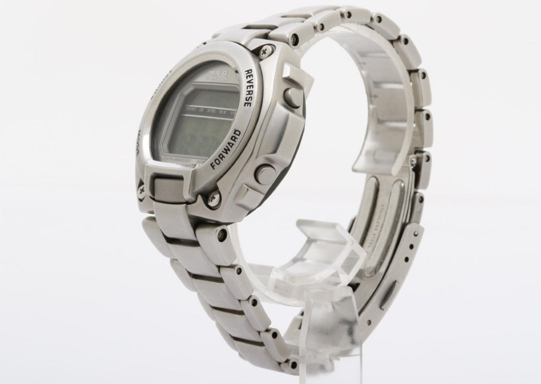 CASIO カシオ 時計 G-SHOCK MR-G MRG-200 シルバー系 ステンレス メンズ デジタル 美品