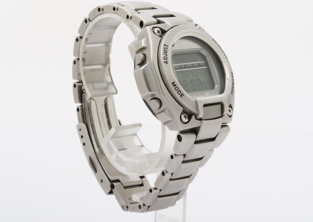 CASIO カシオ 時計 G-SHOCK MR-G MRG-200 シルバー系 ステンレス メンズ デジタル 美品