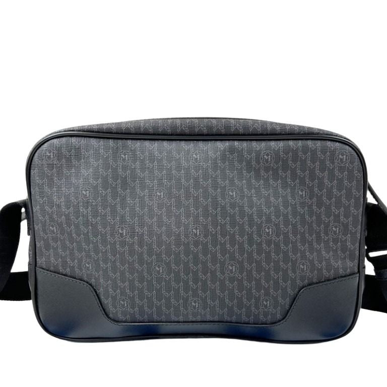 Montblanc モンブラン ショルダーバッグ BN311 ブラック系 PVC レザー メンズ 美品