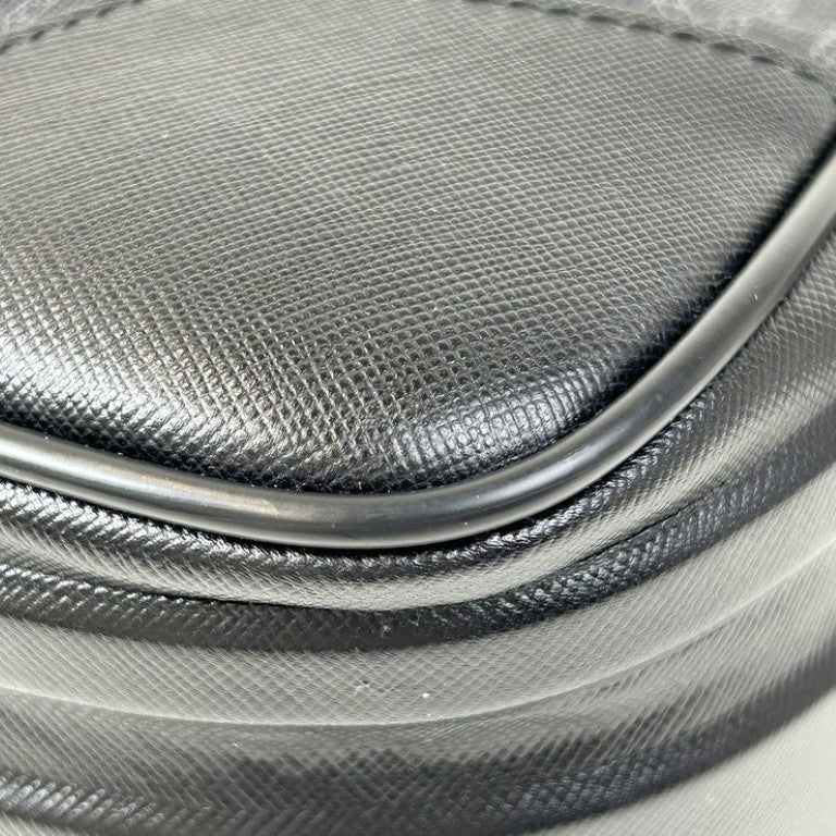 Montblanc モンブラン ショルダーバッグ BN311 ブラック系 PVC レザー メンズ 美品