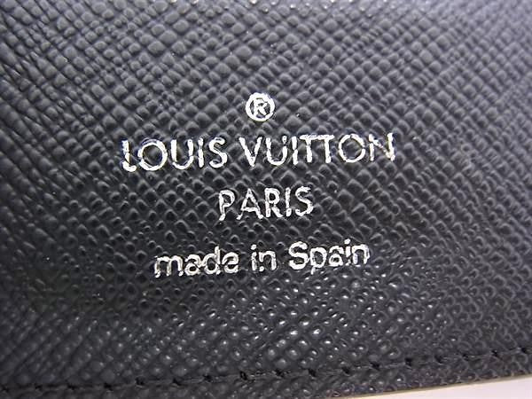 LOUIS VUITTON ルイヴィトン 二つ折り財布 ポルトフォイユマルコNM N63336 ブラック系 ダミエグラフィット メンズ 美品