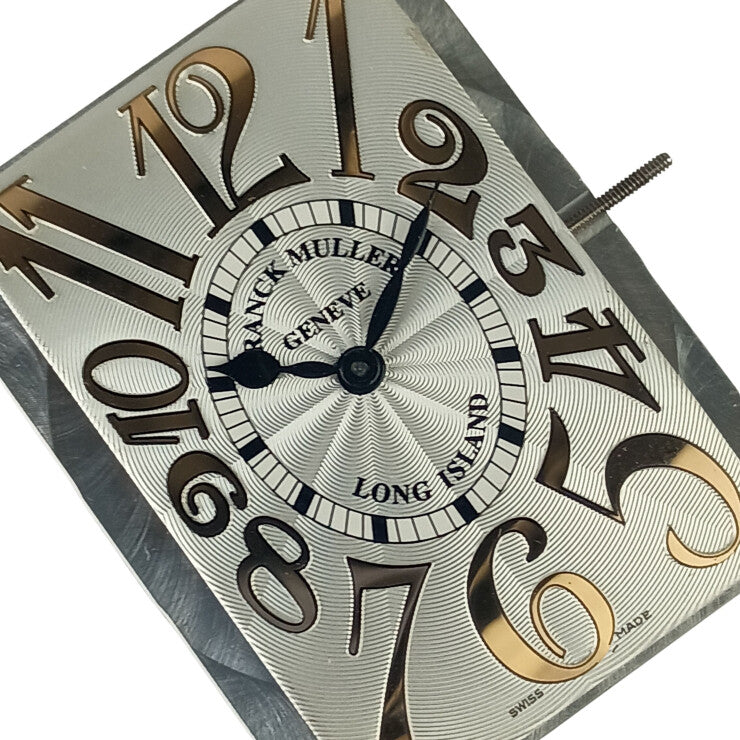 FRANCK MULLER フランクミュラー 腕時計用パーツ ロングアイランド 1002QZ用 ムーブメント CAL.772 シルバー ゴールド ブラック系 ステンレス メンズ 美品