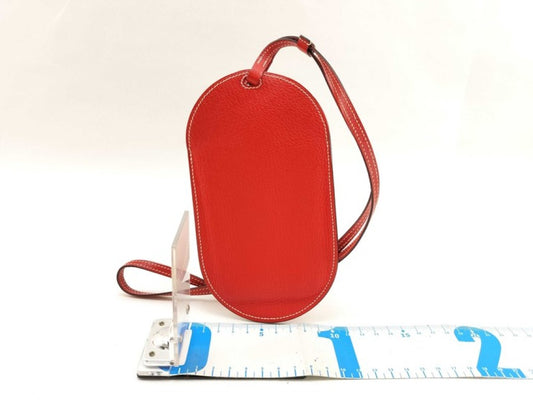 HERMES エルメス ショルダーバッグ インザループトゥーゴーPM ルージュトマト系 シェーブル レディース 美品