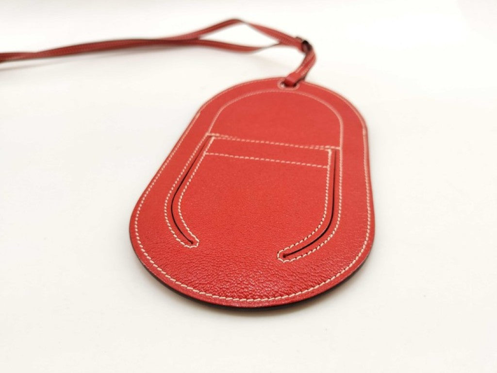 HERMES エルメス ショルダーバッグ インザループトゥーゴーPM ルージュトマト系 シェーブル レディース 美品